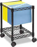 Safco Compact Rolling Cart, Fits Letter and Legal-Size Hanging Folders by SafcoProducts