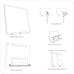 TXEsign Adhesive Wall Tablet Holder Mount Stand - Image 5