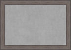 Amanti Art Grey Framed Magnetic Board 29x41 Large Vision Board by AmantiArt