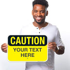 Custom Caution Sign, OSHA Sign, 12x18 Inches, Rust Free .063 Aluminum, Fade - Image 2