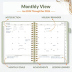 SUNEE 2026 Planner 5.9" x 8.3" – Dated Productivity Planner - Image 4