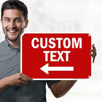 Custom Arrow, Custom Directional Sign, Left Arrow, 12x18 Inches, 55 mil thick - Image 2