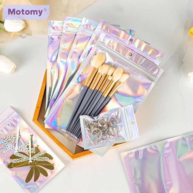 100pcs 6x9 inch Holographic Resealable Packaging Bags - Image 7