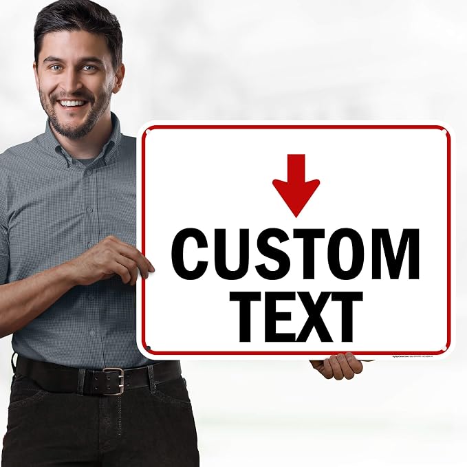 Custom Arrow, Custom Directional Sign, Down Arrow, 18x24 Inches, 55 mil thick - Image 2