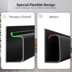 YECAYE 94.2in Cable Management, Cable Organizer, Adhesive Mount Cord Organizer - Image 6