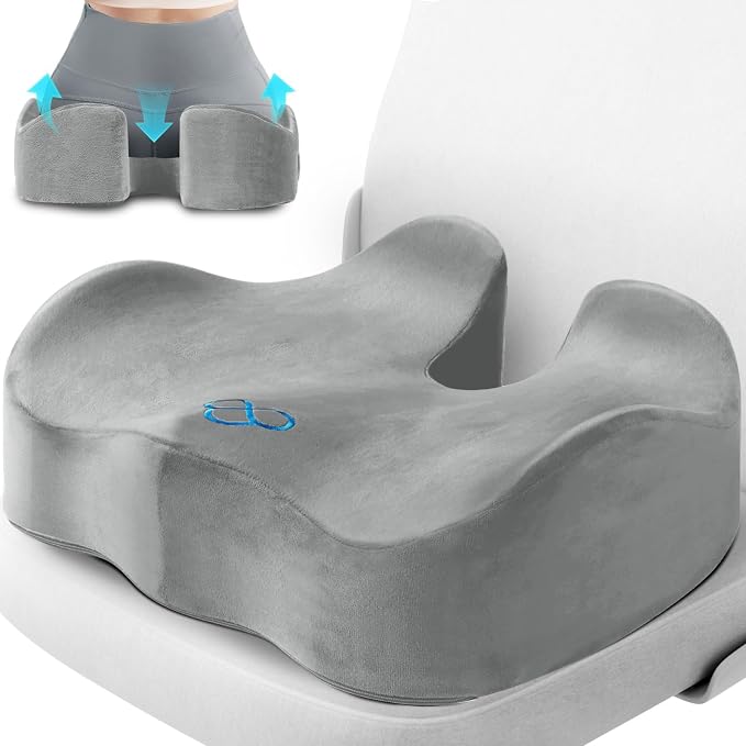 CushyOasis Seat Cushion, Chair Cushions, Office Chair Cushions, Anti-Slip by CushyOasis
