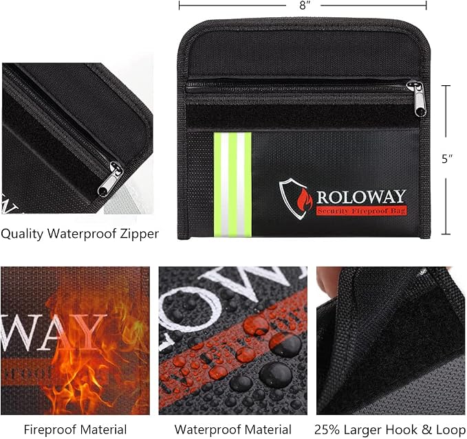 ROLOWAY Small Fireproof Bag - Image 3