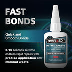 Medium-Thin Super Glue, 56.8 Gram Fast CA Glue - Image 7