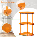 Sezanrpt 3 Tier Countertop Corner Organizer Shelf 7x7x15.7 Inch, Vanity Storage - Image 4