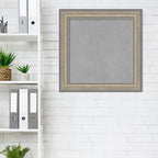 Amanti Art Silver Framed Magnetic Board 25x25 Medium Vision Board - Image 5