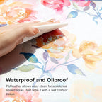 QIYI Floral Mouse Pad, Watercolor Flowers Desk Mat - Image 3