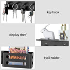 MKO Key Holder for Wall, Mail Organizer Key Rack - Image 2
