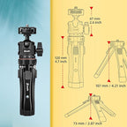 Zeadio Metal Camera Mini Tripod, - Image 5