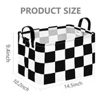 FUULOXE Storage Bin for Shelves Rectangle Closet Baskets Foldable Box - Image 2