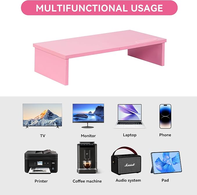 Qupui 21" Monitor Stand Riser - Image 6