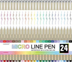CHARSOCO 01 Micro Pen, Waterproof Archival Ink, 0.25mm Fineliner Ink Pens by CHARSOCO