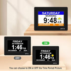 SSYA 7 Inch Calendar Clock - Image 8