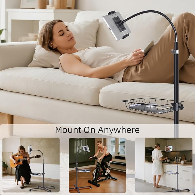 Coslony Adjustable Floor Standing Tablet Stand - Image 3