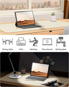 YSAGi Leather Desk Protector, Office Mat, Large Mouse Mat, Non-Slip PU Leather - Image 6