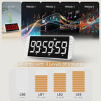 7.8'' Extra Large Rechargeable LED Kitchen Timer - Image 6