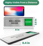 2 Pack Conference Room Office Door Signs Do Not Disturb, In Use/Available - Image 3