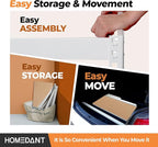 HOMEDANT 35.9" W 5 Tier Heavy Duty Garage Shelving Adjustable Metal Rack - Image 8