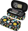 Sport Cool Ball Pattern Pencil Case Big Capacity Storage Pencil Pouch by HKHEHOP