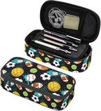 Sport Cool Ball Pattern Pencil Case Big Capacity Storage Pencil Pouch by HKHEHOP