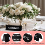 14 Pcs Reserved Table Signs, Reserved Table Signs Acrylic Reserved Table Tent - Image 4