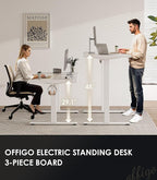 OffiGo 79 Inch Executive Electric Standing Desk, Height Adjustable Desk - Image 3
