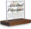 Assistant Principal Prayer Gifts Desk Sign, Inspirational Christian by Pariveca