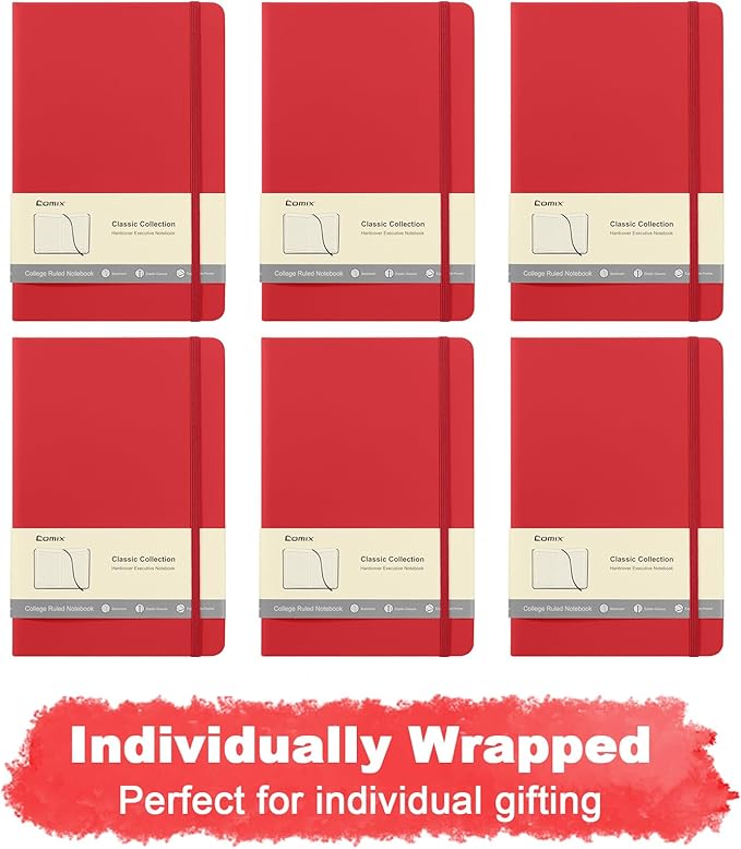 Comix 6 Pack Lined Journal Notebooks - Image 6