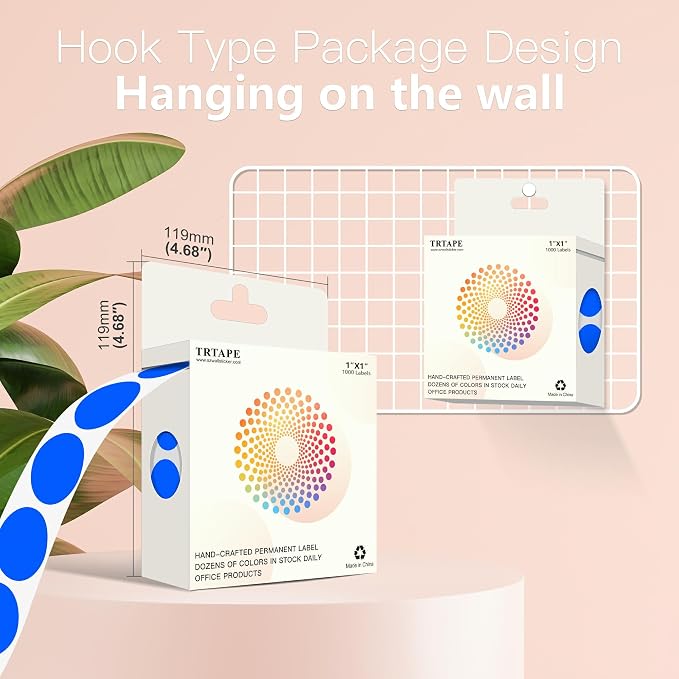 1 Inch Round Color Coding Labels, Round Color Dot Labels - Image 3