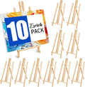 ESRICH 10pcs 17 Inch Tabletop Easels, Wood Easel by ESRICH