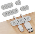 GLUIT Adhesive Desktop Cable Organizer Versatile Cord Holders Wire Clips and by GLUIT