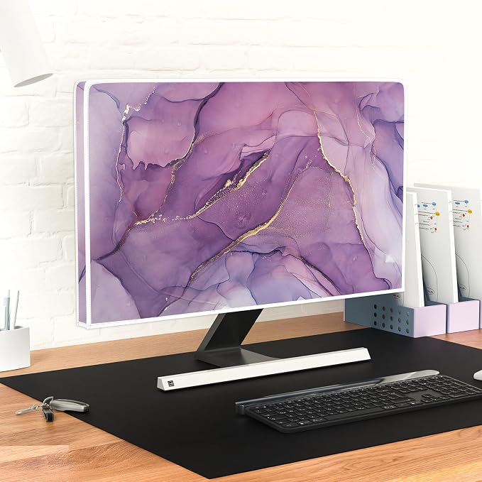 Baocicco Fashion Violet Marble Waterproof TV Dust Cover 58, 60 Inch Anti-Static - Image 6