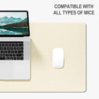 Auhoahsil Felt Desk Mat, Minimalist Large Mouse Pad XXL 35.5 x 15.7 in - Image 4