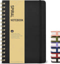 Graph Spiral Journal Notebook, A5 Hardcover Spiral Journals by Unknown