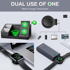 LADSTAG Black Leather Desk Organizer - Image 3
