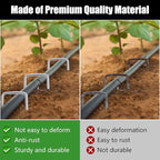 FEED GARDEN 6 Inch 500 Pack Galvanized Landscape Staples Plant Cover Pins 11 - Image 8
