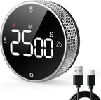 USB Rechargeable Magnetic Kitchen Timer by SmartTimingforEveryMoment