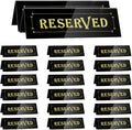 WATHFKCU 20PCS Acrylic Reserved Table Tent Signs, Reservation Seat Signs by WATHFKCU