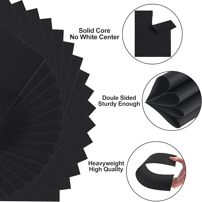 Black Cardstock - Image 3