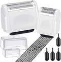 Nezyo 2 Pack Identity Protection Roller Stamp Identity Theft, Confidential by Nezyo