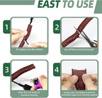 Split Wire Loom Tubing, Cable Protector Sleeve, Braided Cable Management - Image 6