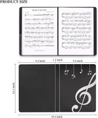 Music Folder Sheet Music Folders Binder 6 Pack Music Choral Storage Holder Band - Image 3