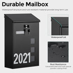 LAND·VOI Wall Mounted Mailbox - Image 6