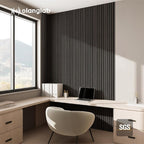 Olanglab Wood Slat Wall Panels 4 Pack, Wooden Acoustic Wall Panels, 94.5"x12.6" - Image 8