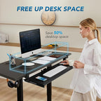 AX WABER Keyboard Tray Under Desk Pull Out - Image 2