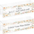 SHIQIKEJIPTY Cubicle Name Plate Sign Holder by SHIQIKEJIPTY
